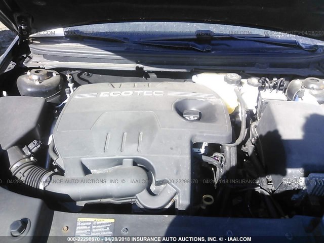 1G1ZC5EB6AF136663 - 2010 CHEVROLET MALIBU 1LT 黑色 照片 10