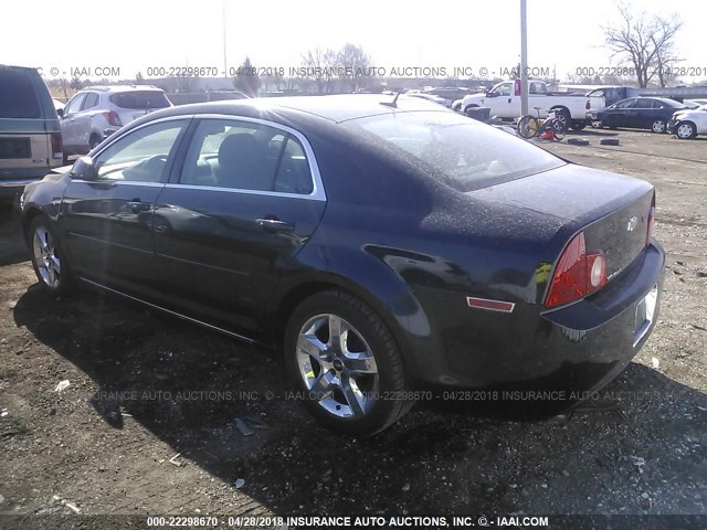 1G1ZC5EB6AF136663 - 2010 CHEVROLET MALIBU 1LT 黑色 照片 3