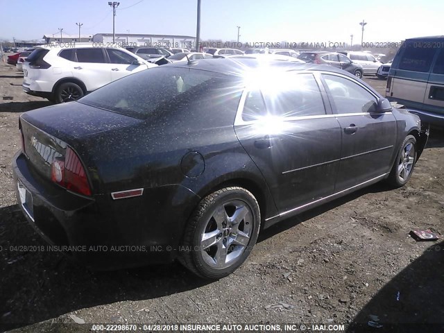 1G1ZC5EB6AF136663 - 2010 CHEVROLET MALIBU 1LT 黑色 照片 4