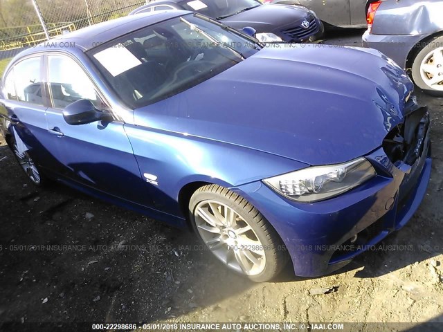 WBAPL5C54BA921562 - 2011 BMW 335 XI BLUE photo 1