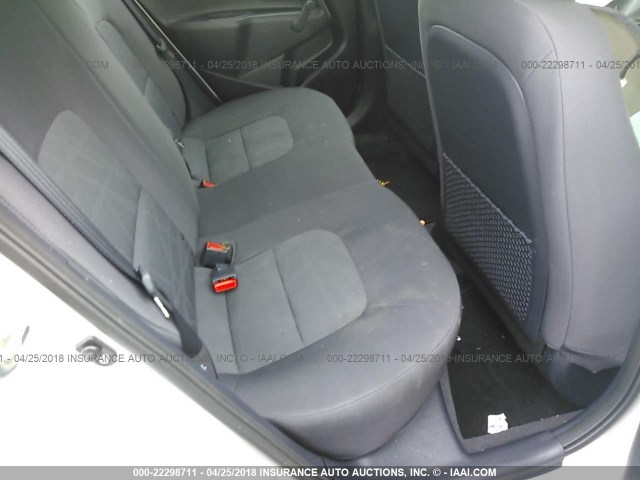 KNADM5A38F6443365 - 2015 KIA RIO LX SILVER photo 8