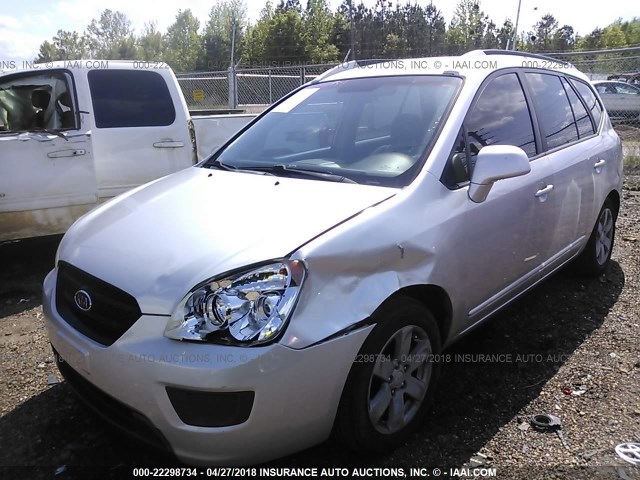 KNAFG525177083450 - 2007 KIA RONDO LX/EX SILVER photo 6