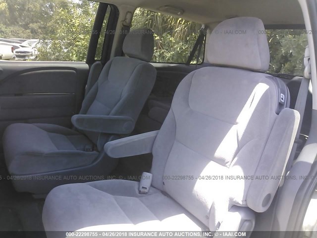 5FNRL38217B115627 - 2007 HONDA ODYSSEY LX SILVER photo 8