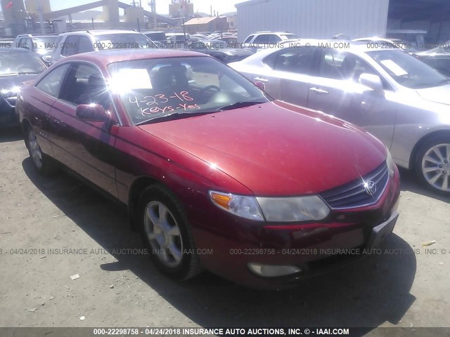 2T1CF28P52C594022 - 2002 TOYOTA CAMRY SOLARA SE/SLE წითელი ფოტო 1