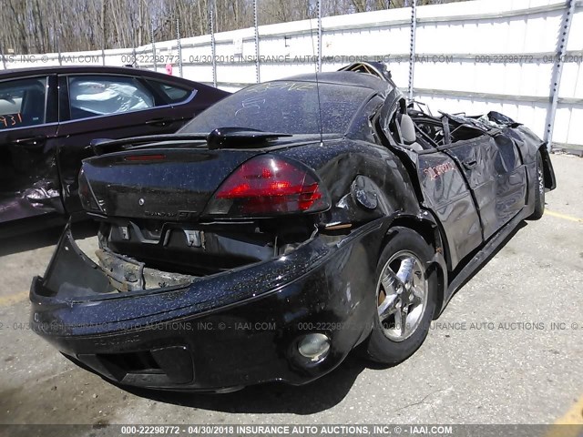 1G2NW52E23M682732 - 2003 PONTIAC GRAND AM GT BLACK photo 4