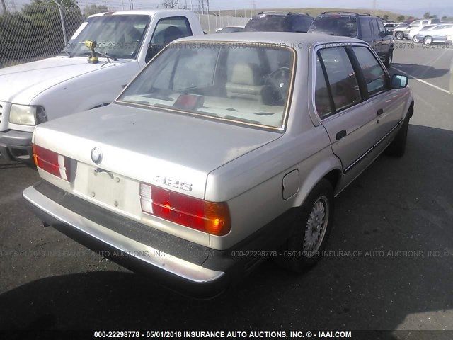 WBAAE5405H1694779 - 1987 BMW 325 E BEIGE photo 4