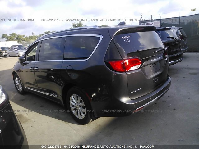 2C4RC1BG1JR110321 - 2018 CHRYSLER PACIFICA TOURING L 灰色 照片 3