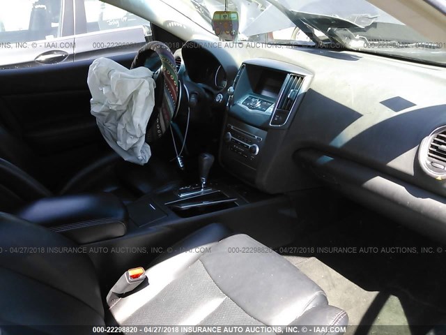 1N4AA51E89C835144 - 2009 NISSAN MAXIMA S/SV GRAY photo 5