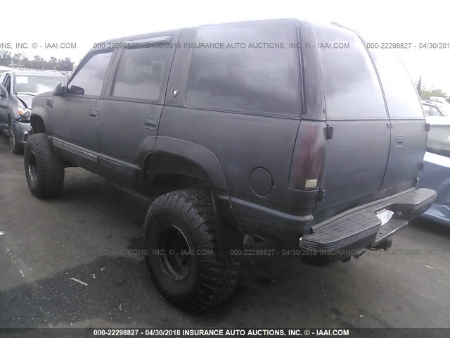 1GNEC13R5TJ329456 - 1996 CHEVROLET TAHOE C1500 BLACK photo 3