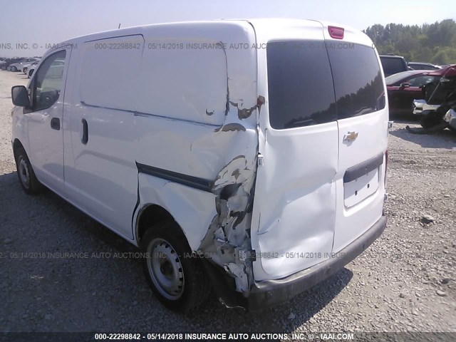 3N63M0YN5HK709557 - 2017 CHEVROLET CITY EXPRESS LS WHITE photo 6