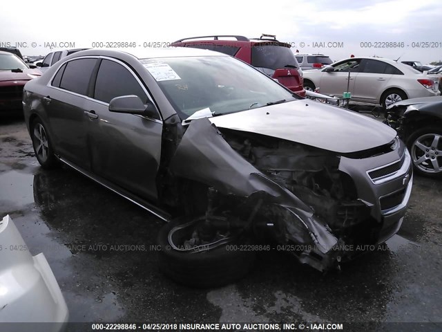1G1ZC5E17BF270641 - 2011 CHEVROLET MALIBU 1LT TAN photo 1
