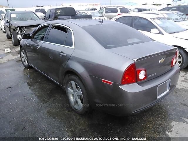 1G1ZC5E17BF270641 - 2011 CHEVROLET MALIBU 1LT TAN photo 3