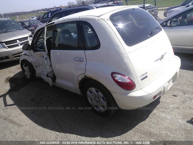 3A8FY48B68T162660 - 2008 CHRYSLER PT CRUISER WHITE photo 3