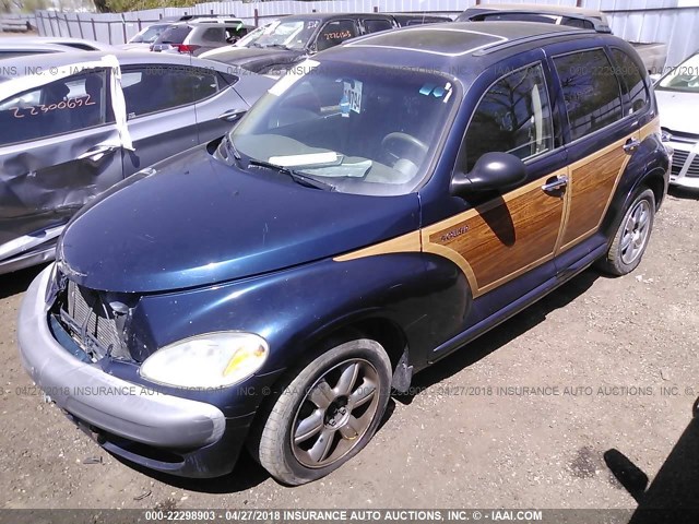 3C8FY68B82T364702 - 2002 CHRYSLER PT CRUISER LIMITED/DREAM CRUISER BLUE photo 2