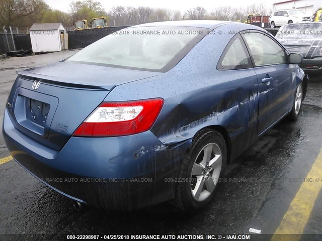 2HGFG119X8H567060 - 2008 HONDA CIVIC EXL BLUE photo 6