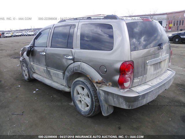 1D8HB58P07F558466 - 2007 DODGE DURANGO LIMITED GOLD photo 3