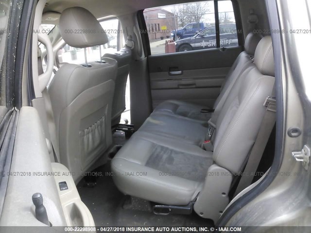 1D8HB58P07F558466 - 2007 DODGE DURANGO LIMITED GOLD photo 8