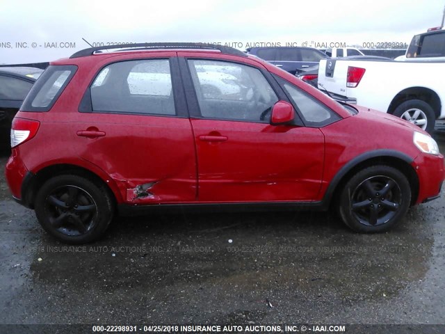 JS2YA413985104717 - 2008 SUZUKI SX4 CONVENIENCE RED photo 6