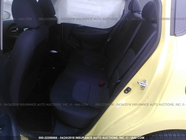 KNADM4A37G6624789 - 2016 KIA RIO LX YELLOW photo 8