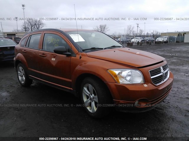 1B3CB3HA3BD140644 - 2011 DODGE CALIBER MAINSTREET ORANGE photo 1