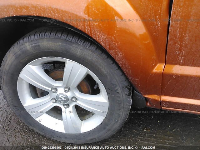 1B3CB3HA3BD140644 - 2011 DODGE CALIBER MAINSTREET ORANGE photo 6