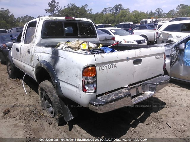 5TEGN92N93Z297304 - 2003 TOYOTA TACOMA DOUBLE CAB PRERUNNER WHITE photo 3