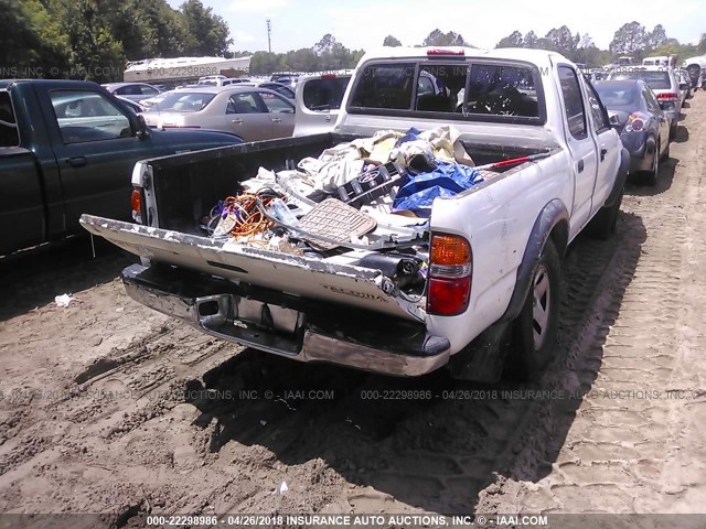 5TEGN92N93Z297304 - 2003 TOYOTA TACOMA DOUBLE CAB PRERUNNER WHITE photo 4