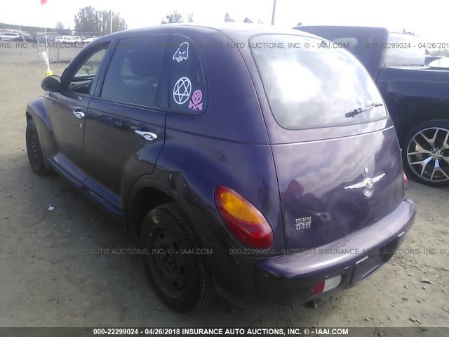 3C4FY58B05T561184 - 2005 CHRYSLER PT CRUISER TOURING PURPLE photo 3