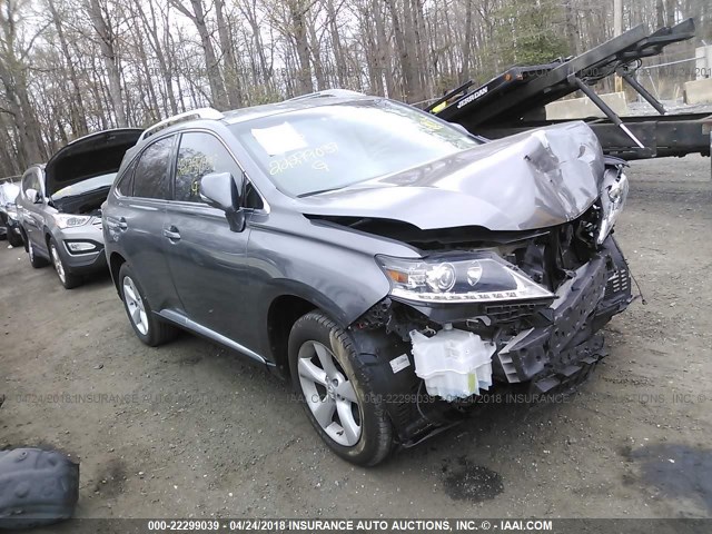 2T2BK1BA8FC270148 - 2015 LEXUS RX 350/BASE/F SPORT GRAY photo 1