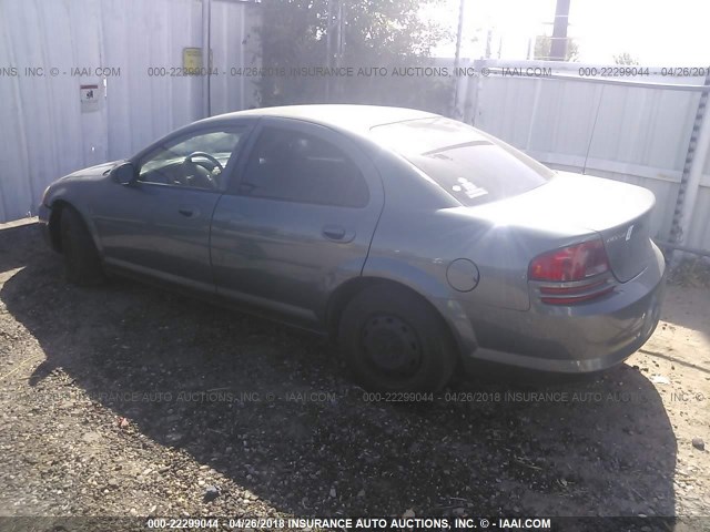 1B3EL46X56N196622 - 2006 DODGE STRATUS SXT GRAY photo 3