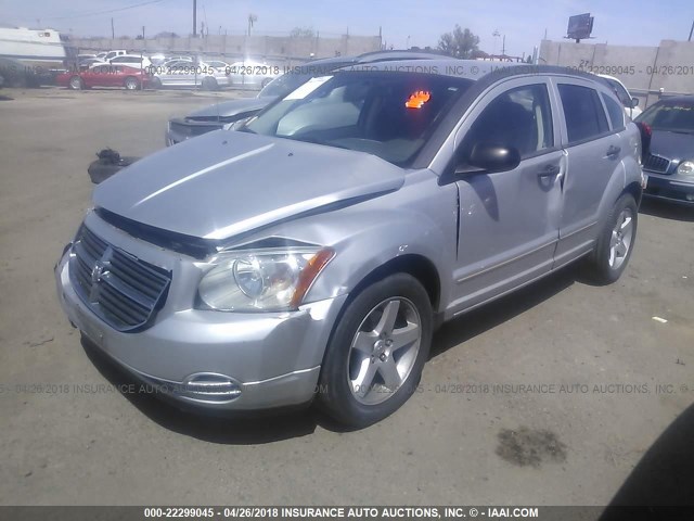 1B3HB48B27D301464 - 2007 DODGE CALIBER SXT SILVER photo 2