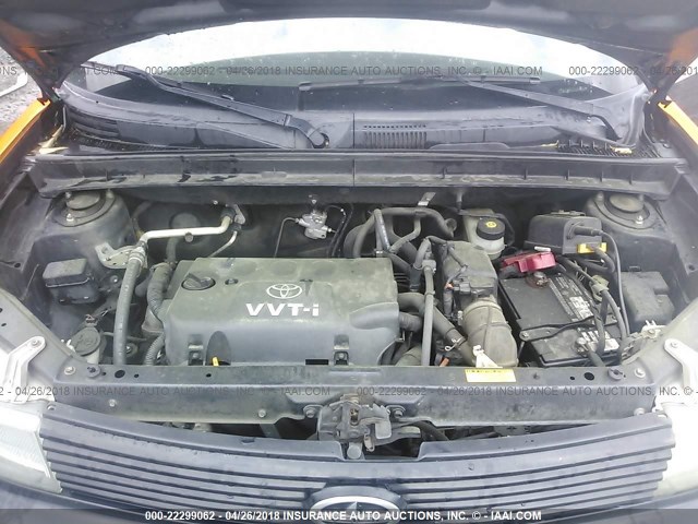 JTLKT324864072474 - 2006 TOYOTA SCION XB ნარინჯისფერი ფოტო 10