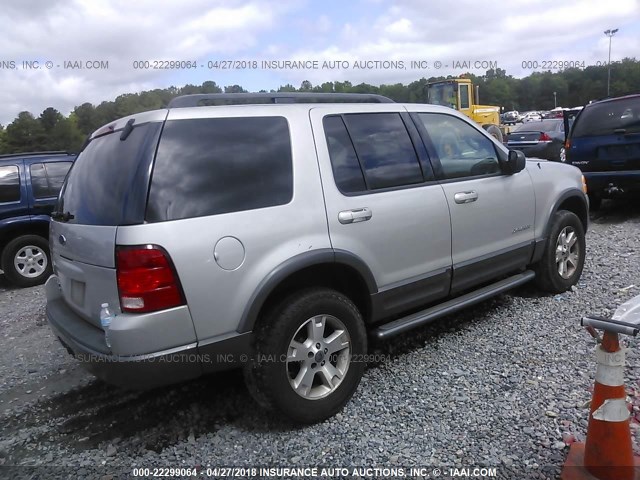 1FMZU63K04UC36976 - 2004 FORD EXPLORER XLT/XLT SPORT/NBX SILVER photo 4