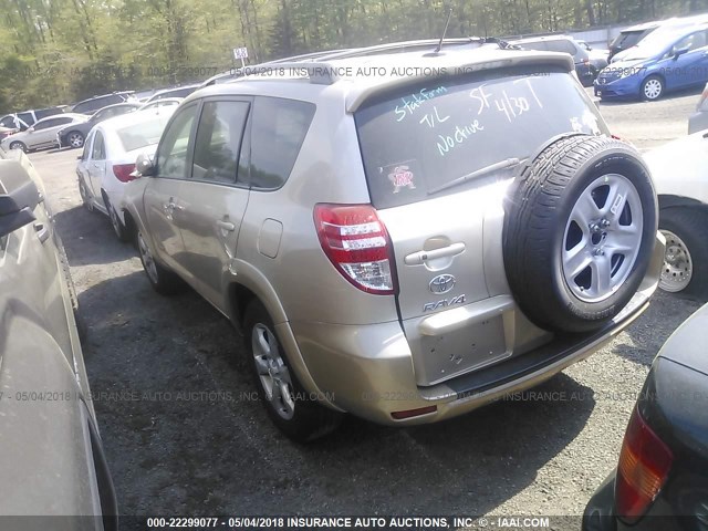 2T3DF4DV4BW110092 - 2011 TOYOTA RAV4 LIMITED Qızıl foto 3