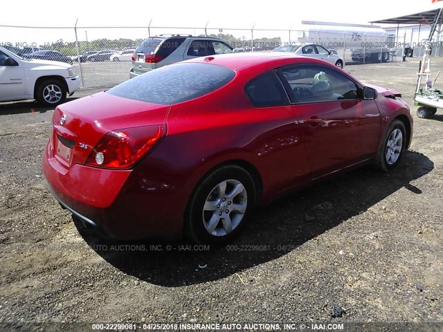 1N4AL24E49C107759 - 2009 NISSAN ALTIMA 2.5S RED photo 4