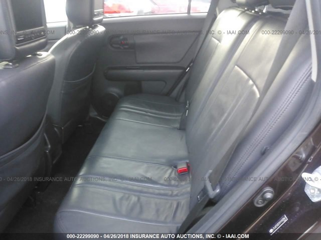 JTLKE50E591093967 - 2009 TOYOTA SCION XB MAROON photo 8