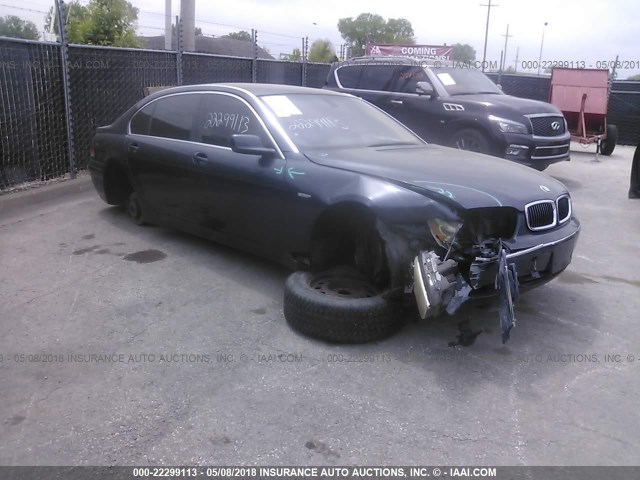 WBAGN63434DS47400 - 2004 BMW 745 LI BLUE photo 1