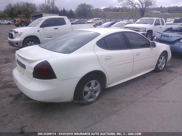 2G2WP552561136087 - 2006 PONTIAC GRAND PRIX თეთრი ფოტო 4