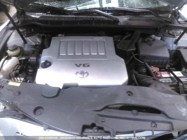 4T1BK46K27U516880 - 2007 TOYOTA CAMRY NEW GENERAT LE/XLE/SE SILVER photo 10