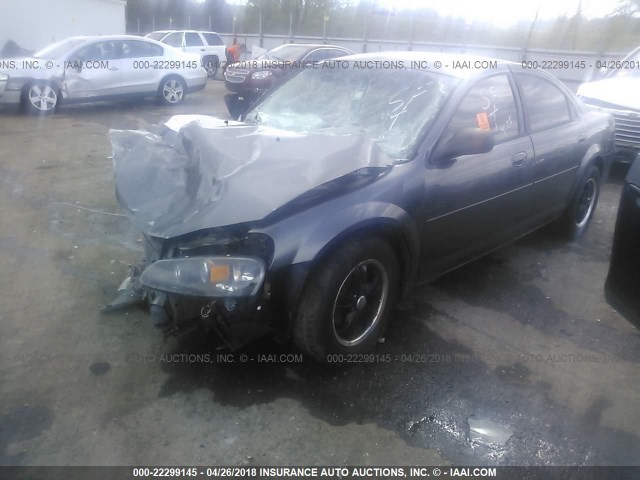 1B3EL46T65N600362 - 2005 DODGE STRATUS SXT GRAY photo 2