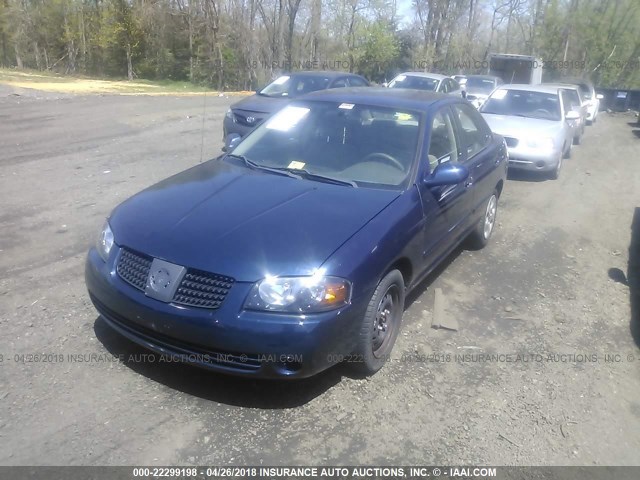 3N1CB51D66L486219 - 2006 NISSAN SENTRA 1.8/1.8S BLUE photo 2