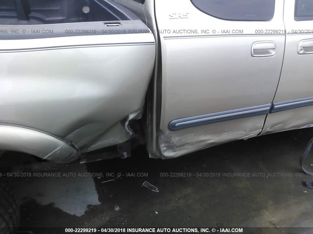 5TBRT34195S466963 - 2005 TOYOTA TUNDRA ACCESS CAB SR5 BROWN photo 6