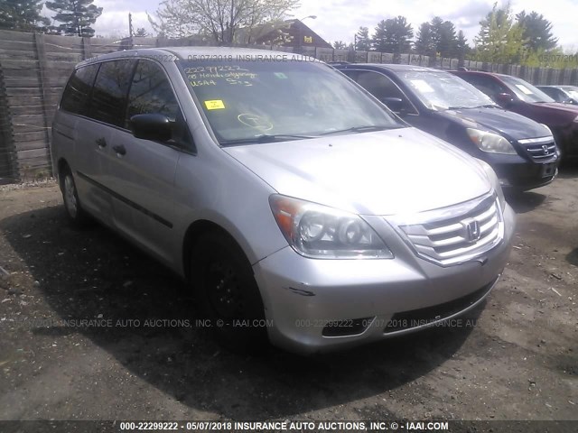 5FNRL38268B111395 - 2008 HONDA ODYSSEY LX SILVER photo 1