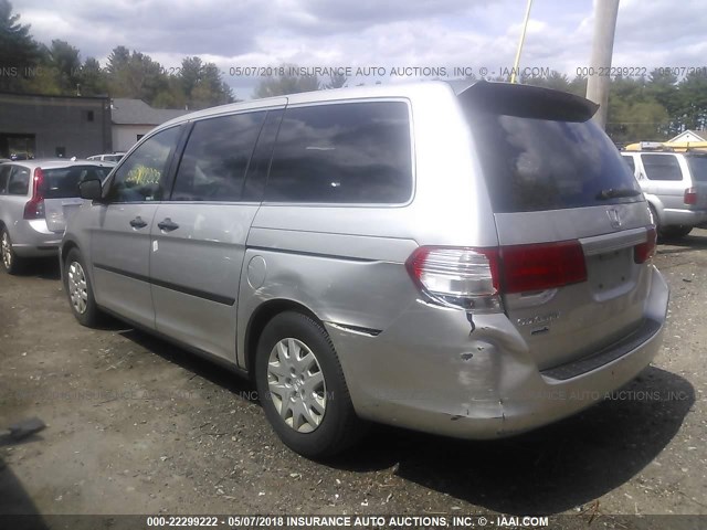 5FNRL38268B111395 - 2008 HONDA ODYSSEY LX SILVER photo 6