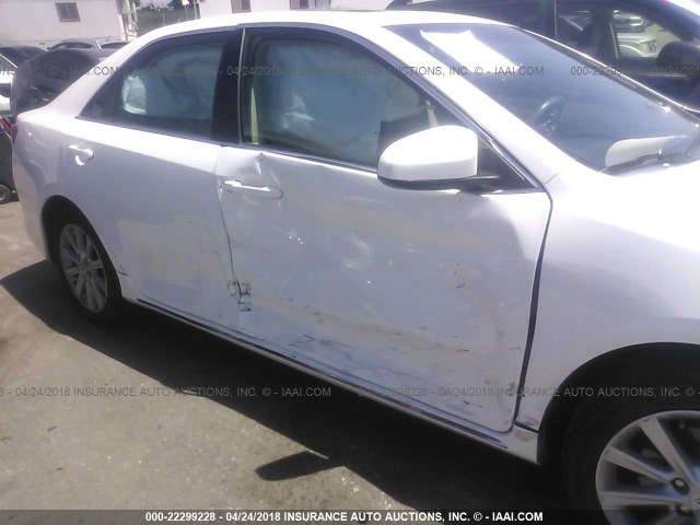 4T4BF1FKXER392119 - 2014 TOYOTA CAMRY L/SE/LE/XLE 白色 照片 6