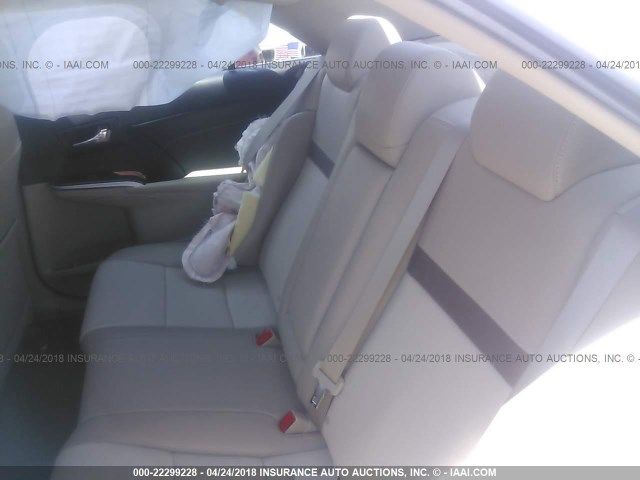 4T4BF1FKXER392119 - 2014 TOYOTA CAMRY L/SE/LE/XLE 白色 照片 8