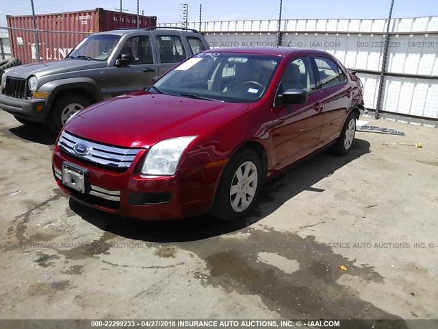 3FAHP06Z99R198827 - 2009 FORD FUSION S RED photo 2