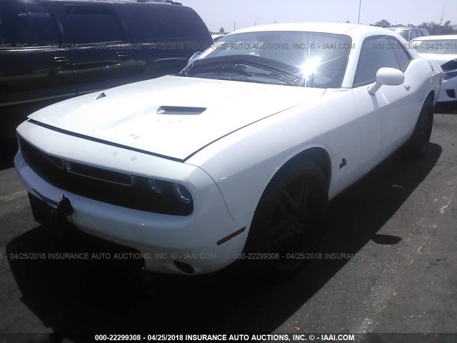 2C3CDZAG8FH855037 - 2015 DODGE CHALLENGER SXT WHITE photo 2