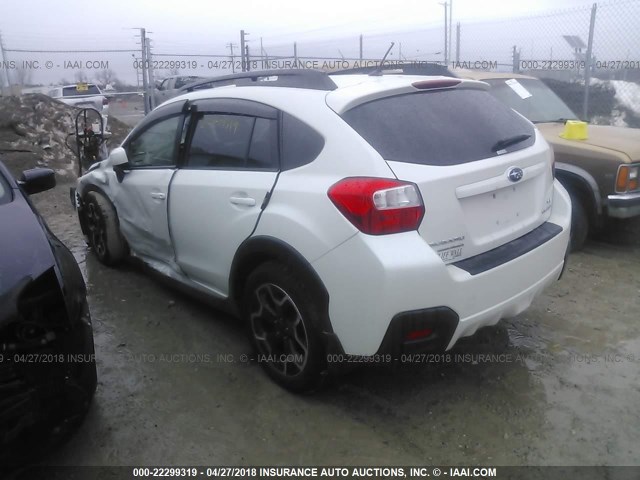 JF2GPACC1D2815776 - 2013 SUBARU XV CROSSTREK 2.0 PREMIUM WHITE photo 3