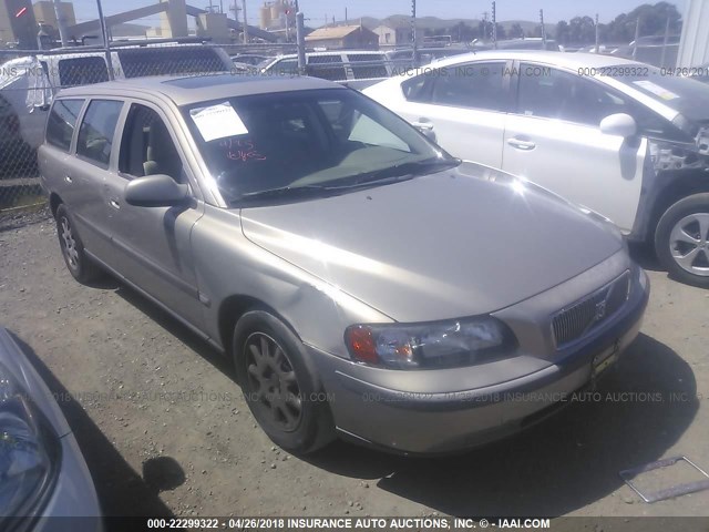 YV1SW61R921262565 - 2002 VOLVO V70 TAN photo 1